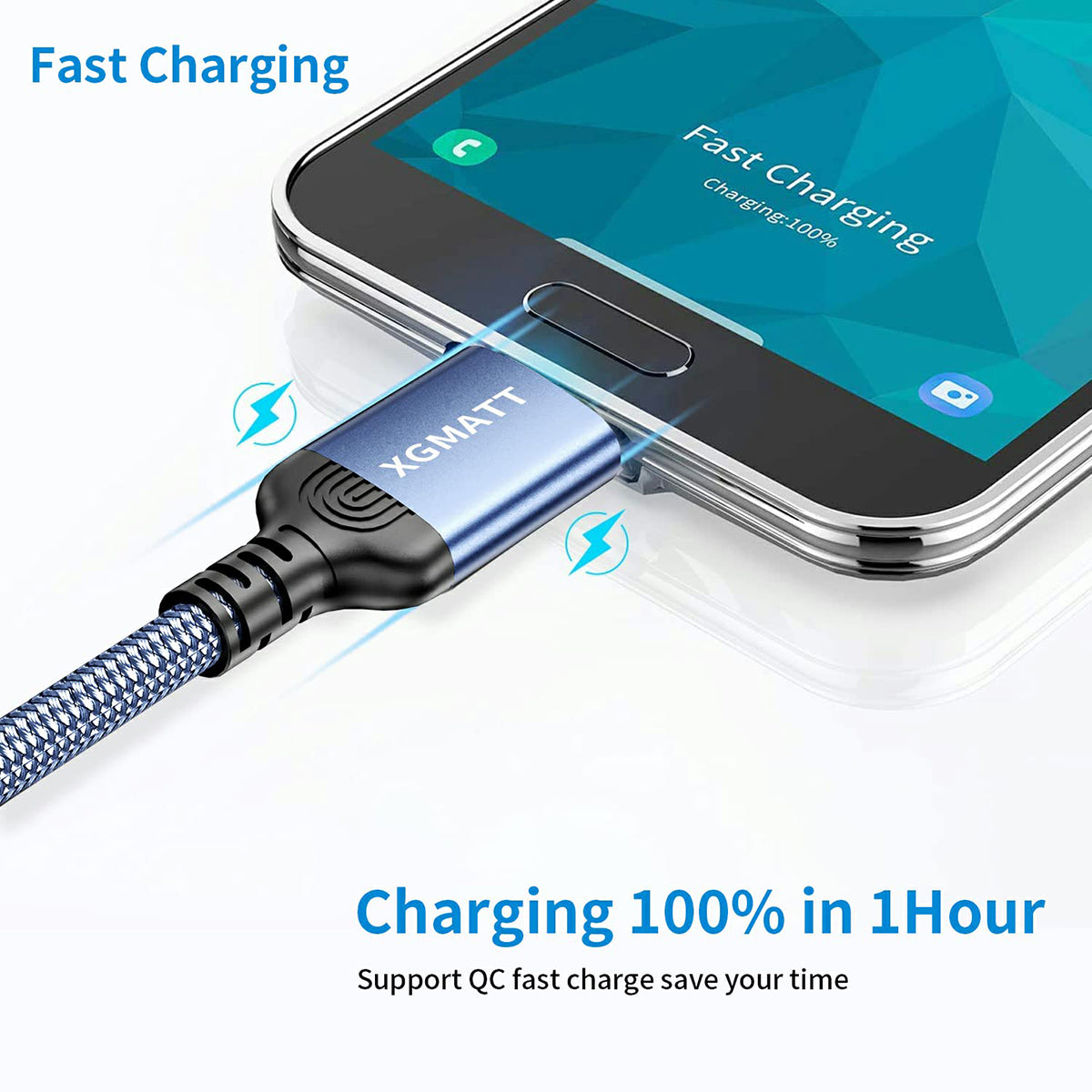 USB-C to USB 3.0 Hard Drive Cable – 1m Braided